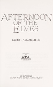 Cover of Afternoon of the Elves