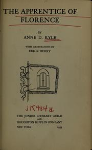 Cover of Apprentice of Florence