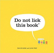 Cover of Do Not Lick This Book