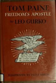 Cover of Tom Paine: Freedom's Apostle